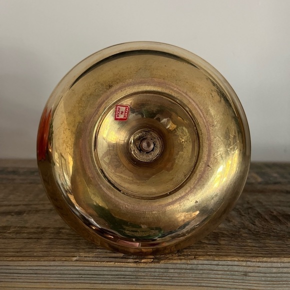 Brass tall chamber candlestick - Picture 5 of 5